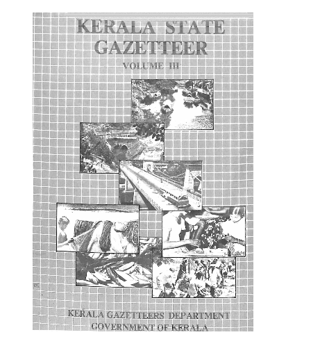 State Gazetteer Series - Vol.3 - Origins and Geography; Pre & Early Historic Period; Economic Affairs (Xerox)