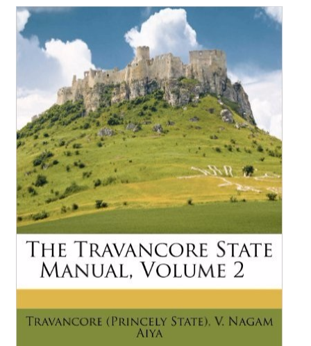 Travancore State Manual - Vol.2 (Xerox)